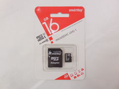 Карта памяти Smartbuy MicroSDHC 16GB