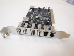 PCI контроллер на 4хUSB порта + 2xIEEE 1394 порта