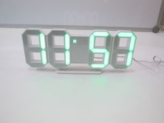 USB Часы Perfeo Luminou Зелёные цифры белый корпус - Pic n 277842