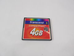 Карта памяти CompactFlash 4GB Transcend 