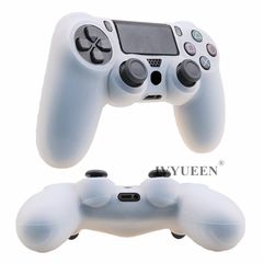 Силиконовый защитный чехол на геймпад PS4 Белый - Pic n 278205