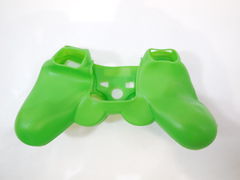 Силиконовый защитный чехол на геймпад PS3 Зелёный - Pic n 278761