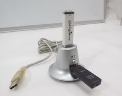 Удлинитель USB на присоске с док станцией 2USB
