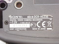 Видеокамера DV Sony DCR-HC23 - Pic n 280118