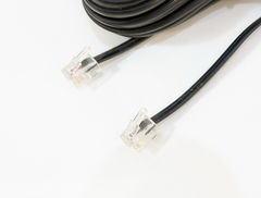 телефонный кабель патч-корд с двумя разъёмами RJ14 6p4c.