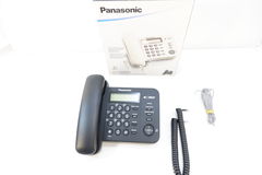 Телефон проводной Panasonic KX-TS2356RUB чёрный - Pic n 281040