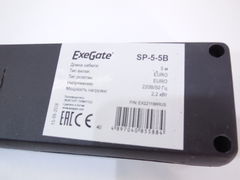 Сетевой фильтр ExeGate SP-5-5B, 5 розеток - Pic n 73326