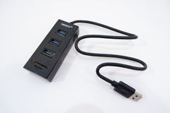 USB3.0 Хаб с картридером Orient JK-330 3-порта - Pic n 285523
