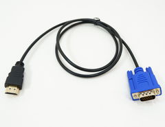 Кабель переходник HDMI to VGA длинна 1 метр