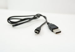 Кабель USB — miniUSB длинна 1 метр чёрный - Pic n 247607