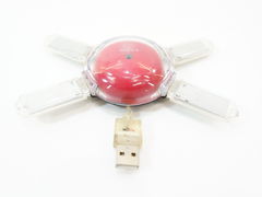 USB-хаб на 4 порта HB-01 круглый с подсветкой