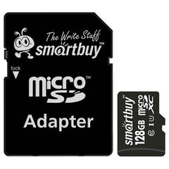 Карта памяти MicroSD 128GB Smart Buy Class10