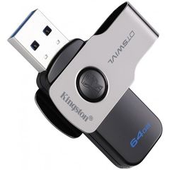 Флешка USB 3.0, 64Гб — Kingston — Data Traveler 