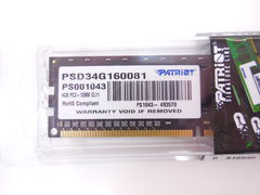 Оперативная память DDR3 4Gb Patriot - Pic n 286780
