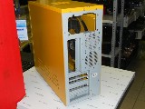 Корпус ATX без БП COLORSit G8015C-E72 /front USB, audio /ЖК-Дисплей /Окно в стенке корпуса /Цвет: Желтый