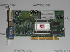 Видеокарта AGP ATI Radeon 9250 /256Mb /VGA /DVI /TV-Out /Silent