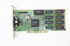 Раритет! Видеокарта PCI S3 ViRGE/DX 4Mb
