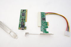 Адаптер PCI-E на PCI + 4 pin Molex питание - Pic n 291800