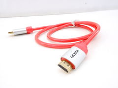 Кабель HDMI 19М-19М HDMI v1.4 3D Red 1метр - Pic n 291822