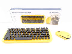 Беспроводная клавиатура и мышь ретро-машинка
