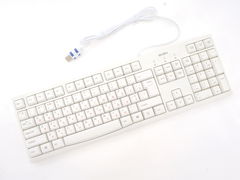 USB Клавиатура стандартная Sven белая