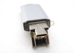 Флешка 64GB USB2.0 + OTG microUSB + Type C - Pic n 292873