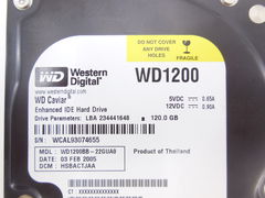 Жесткий диск HDD IDE 120Gb Western Digital - Pic n 293652