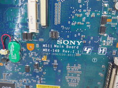 Плата Sony VAIO MS11 Main Board MBX-149 (Rev. 1.1) - Pic n 293747