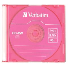 Балванка CD-RW Verbatim Slim case