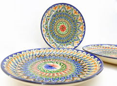 Узбекский Ляган из керамики для плова 32 см. - Pic n 294576