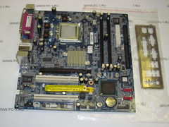 Материнская плата MB Gigabyte GA-8I915ME-GL /Socket 775 /2xPCI /PCI-E x16 /2xDDR /2xSATA /Sound /SVGA /4xUSB /LAN /LPT /COM /mATX /Заглушка