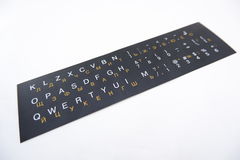 Наклейка-шрифт с русскими буквами для всех моделей клавиатур, ноутбуков - Pic n 295156