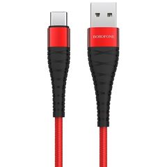 Кабель USB Type-C 3А Red, красный - Pic n 295245