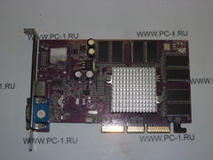 Видеокарт AGP GeForce4 MX440 128Mb /VGA /TV-Out /Silent
