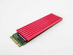 Радиатор Охлаждение для m.2 SSD NVMe 70x22x3мм, толщина 3мм. Цвет в ассортименте (рандом)