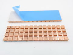 Pure Copper Heatsink Cooler Heat Sink Thermal Conductive Adhesive for M.2 NGFF 2280 PCI-E NVME SSD 7