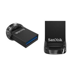 Флешка мини USB3.1 Sandisk ULTRA FIT 256ГБ черная