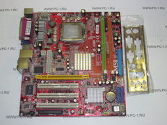 Материнская плата MB MSI 945GZM3 (MS-7267) /Socket 775 /3xPCI /PCI-E x16 /2xDDR2 /4xSATA /Sound /SVGA /4xUSB /LAN /LPT /COM /mATX /заглушка