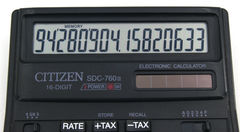 Калькулятор Citizen SDC-760 II - Pic n 297328