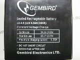 Аккумулятор Gembird 12-4.5 (12V, 4.5Ah) /НОВЫЙ