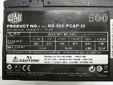 Блок питания ATX 500W Cooler Master RS-500-PCAP-I3 /24+4(8)+6pin /4xSATA /Fan 120mm