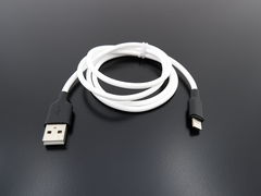 Кабель USB HOCO X21 Silicone для Micro USB, 2.0А, длина 1.0м, белый