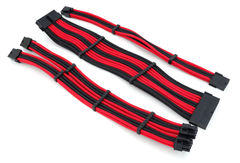 Комплект кабелей-удлинителей Red-Black для ПК