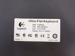 Клавиатура USB Logitech Ultra-Flat Keyboard Black - Pic n 298726