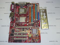 Материнская плата MB MSI 915P Combo2 (MS-7140) Socket 775 /3xPCI /PCI-E x16 /PCI-E 1x /4xDDR2 /4xSATA /Sound /LPT /COM /4xUSB /LAN /ATX /Заглушка