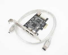 Контролер PCI Expres FireWire 1394a + кабель