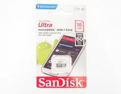 Карта памяти microSD 16Gb SanDisk SDSQUNS-016G-GN3 - Pic n 244601