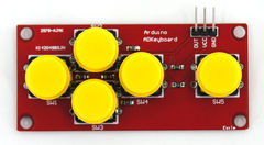 Модуль 5 кнопочной аналоговой клавиатуры