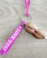 Брелок антистресс Арахис с карабином  - Pic n 301117