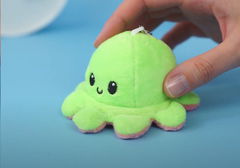 Мягкий брелок-перевертыш Осьминожек 10см - Pic n 301166